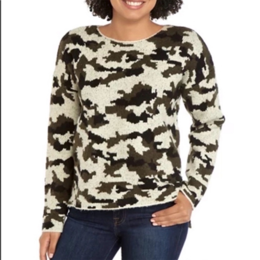 Jamison Camouflage Crew Neck Sweater